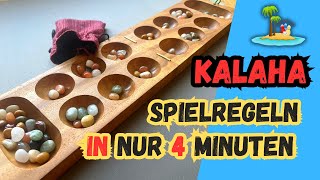 Kalaha Spielanleitung  Steinchenspiel kurz und knapp erklärt [upl. by Kuhn619]