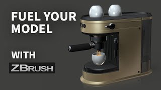 Fuel Your Model With ZBrush  ZModeler Booleans amp Rendering in Action [upl. by Julius173]