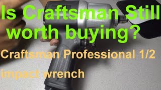 Craftsman Professional 12 In Impact Wrench [upl. by Laughton257]