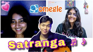 Singing NEW Hindi Mashup To INDIAN GIRLS On Omegle  Albert Warepam  Ome Tv [upl. by Aitnahc]