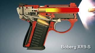 Boberg XR9S bullpup pistol  3dGun [upl. by Eneliak]