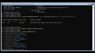 Windows Server Core  Configuración Active Directory y Controlador de Dominio desde Powershell [upl. by Efron]