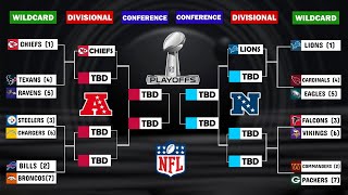 2025 NFL Playoff Bracket Current Picture of Week 10 [upl. by Dong]