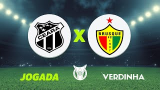 CEARÁ X BRUSQUE AO VIVO CAMPEONATO BRASILEIRO SÉRIE B  27092024 [upl. by Trudey]