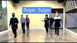 line dance demo  Sugar Sugar [upl. by Brownley714]