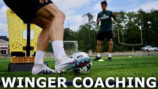 WINGER Movement Training Session  Coaching Tips For Wingers [upl. by Nameloc]