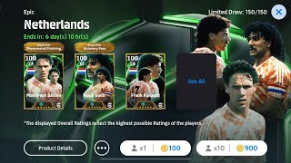 Let’s Spin for Frank Rijkaard and Ruud Gullit💥 Netherlands Pack Opening🔥 [upl. by Ahsyak568]