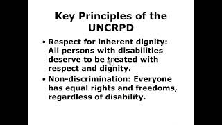 Introduction to UNCRPD [upl. by Calv]