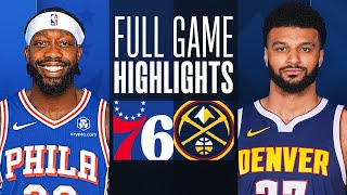 76ERS at NUGGETS  FULL GAME HIGHLIGHTS  January 27 2024 [upl. by Timms227]