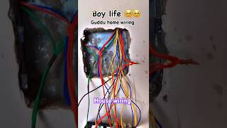 House wiring for electric City  electrical guddu trending shorts reels funny status videos [upl. by Htur696]