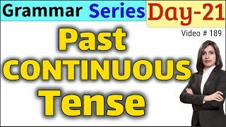 Past Continuous Tense with Examples Past Progressive Tense  EC Day21 [upl. by Pravit963]