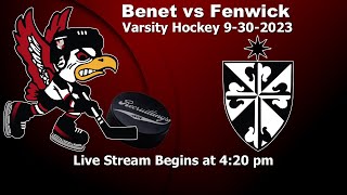 Benet Academy vs Fenwick Varsity Hockey 9302023 [upl. by Willumsen427]