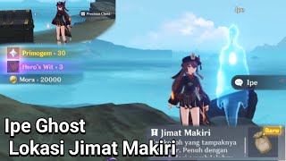 Ipe Ghost  Lokasi Jimat Makiri  Precious Chest  Tsurumi Island Genshin Impact [upl. by Aratal]