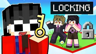 Locking Friends on ONE BLOCK for 24 Hours [upl. by Winstonn]