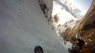 Team SPLIT Splitboard Tirol riding Schlicker Mandl Couloirs [upl. by Chloras]