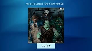 Mezco Toyz Monsters Tower of Fear 5 Points Deluxe Boxed Set [upl. by Hplodnar863]