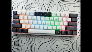 TECLADO MECANICO MUCAI MK61 CUSTO BENEFICIO 90R [upl. by Aliuqehs]