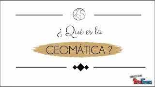 ¿Qué es la geomática [upl. by Luhar]