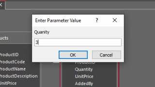 Microsoft Access Query Error Enter Parameter Value [upl. by Beisel]