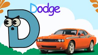 ABC CARS 🚘🤩 A to Z CAR names 😃ABC Vehicles Song for Kids  Fun ABC Transport Adventure abcd kids [upl. by Trebliw]