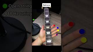 Hensonn  Sahara tutorial guitartutorial guitarlesson beginnerguitar [upl. by Zeke]