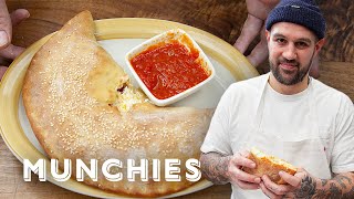 Making Calzones with Frank Pinello from the Pizza Show [upl. by Nancey125]