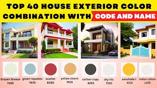 Exterior Paint Color Ideas HouseSimple House Outside Wall Colour CombinationExterior House Design [upl. by Aileen476]