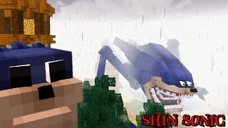 New Shin Sonic Tapes ADDON in Minecraft PE 120  121mods minecraft pe 121shinsonic minecraft [upl. by Cuda]