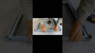 Easy ideas for a folding table  Diy folding table from metal and wood [upl. by Secundas]