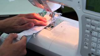 Sy stretch rettsøm  Stretch sewing straight stitch  Janome MC5200 [upl. by Aineg605]