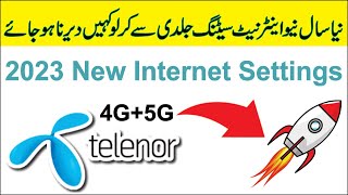 2023 Me Telenor Sim Ke New Internet Settings Karo  Telenor Sim 2023 Fast Internet Settings [upl. by Timmi817]