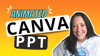 Export Canva to PowerPoint with ANIMATIONS  its so EASY [upl. by Ardnaik397]