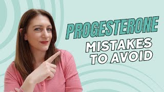 Increase Progesterone Naturally 3 Mistakes to Avoid [upl. by Maxa566]