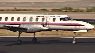 Swiftair SA227 Metro III Landing at Athens amp Walkaround  ATH Plane Spotting  Ramp Tour [upl. by Otxilac]