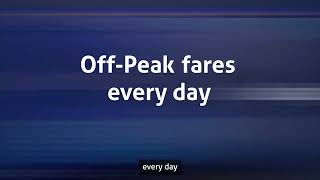 Going by train is ON with OffPeak fares all day every day [upl. by Nolos]