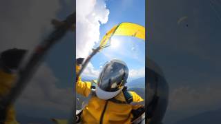 ⁠davincigliders5478 Funky2 vs punchy thermal core Side collaps of paraglider 🤯 paragliding [upl. by Aland]