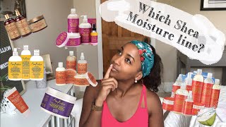 💇 A COMPLETE GUIDE to every Shea Moisture lines  June 2019 [upl. by Nikos]