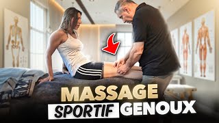 Massage du Genou après le sport pour SOULAGER SES DOULEURS [upl. by Chubb39]