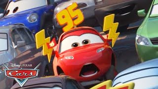 Lightning McQueens Biggest Fans in Cars 3  Pixar Cars [upl. by Tuneberg]