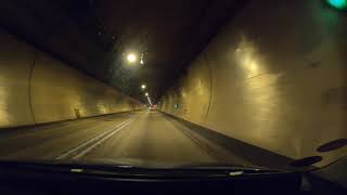 Karawanken Tunnel Austria To Slovenia Border 2022 [upl. by Anircam]