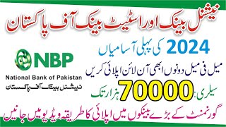 National Bank Job Apply Online  State Bank of Pakistan Jobs 2024  Bank Jobs for Fresh Graduate [upl. by Fulcher]