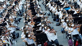 Is this the worlds biggest orchestra performance [upl. by Aon]