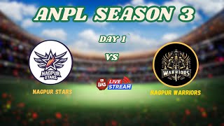 ATCI Nagpur Premier League  ANPL Season 3  NAGPUR STARS VS NAGPUR WARRIORS  DAY 1 [upl. by Notniuqal]