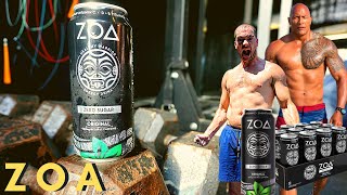 ZOA  Zero Sugar Energy Drink  ORIGINAL  Dwayne Johnson zoa [upl. by Hurst]