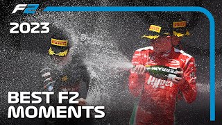 Top F2 Moments  2023 FIA Formula 2 Season [upl. by Chambers]