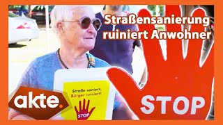 akte hilft Straßensanierung ruiniert Anwohner  Akte  SAT1 [upl. by Dowell817]