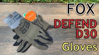 Fox Defend D30 MTB Gloves [upl. by Ramos]