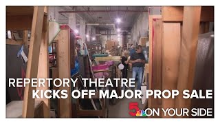 Repertory Theatre of St Louis kicks off major prop sale at Lemp Brewery Warehouse [upl. by Anaujnas]