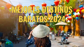 CONOCE LOS MEJORES DESTINOS BARATOS E INCREÍBLES DE 2024 🌎 GUÍA DE VIAJE 🎥 PARTE 1 [upl. by Ydnem]