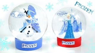 Making Glow Frozen Snowballs  Olaf Elsa Snow Globe l Satisfying Video [upl. by Aicargatla]